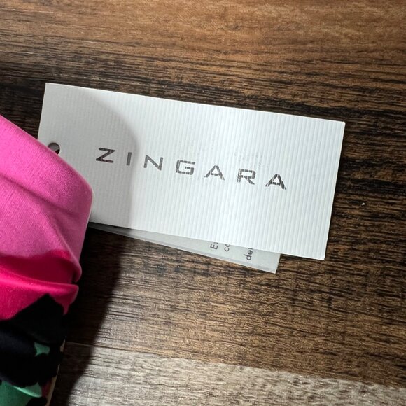 Zingara One Piece Swimsuit Size 4 Halter Multicolor Abstract NWT - Picture 4 of 10